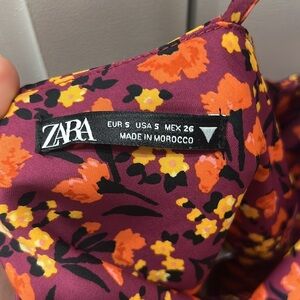 NWOT Zara Cowl Neck Top